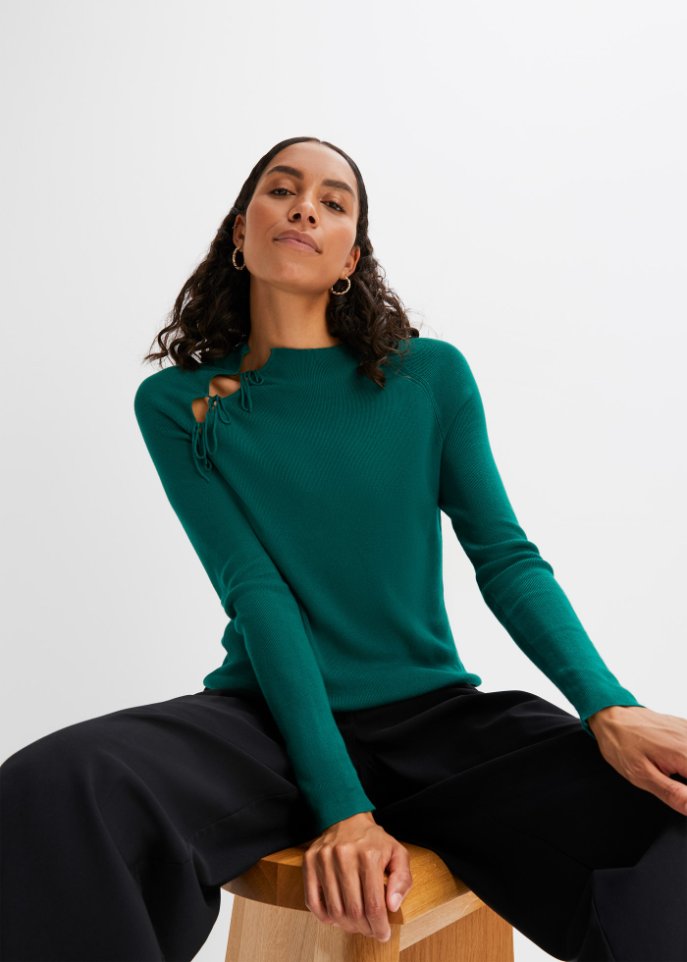 Pullover mit Schnürung