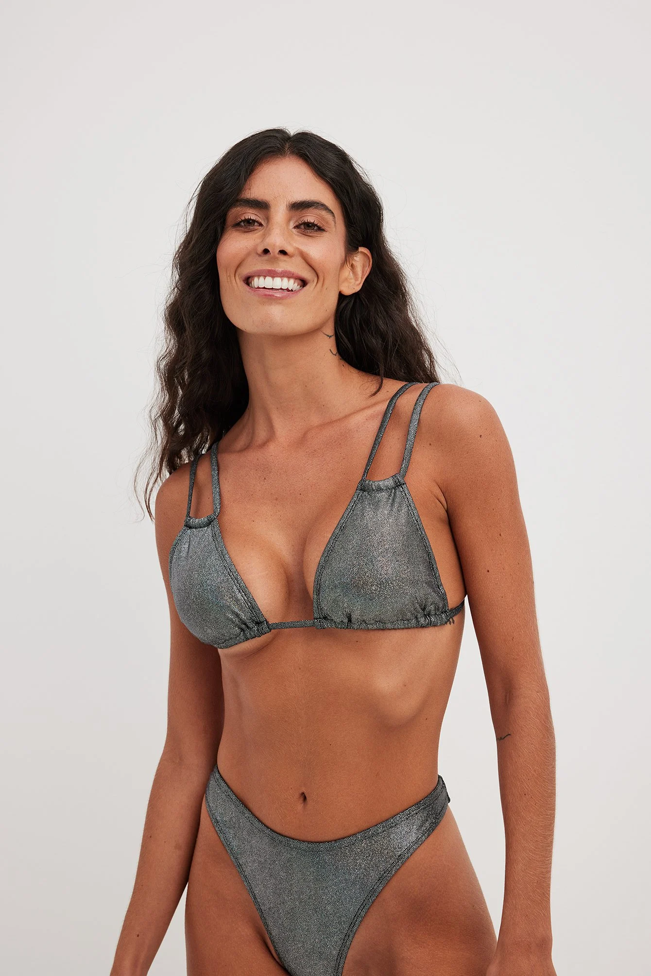 Bikini-Höschen in Glanzoptik