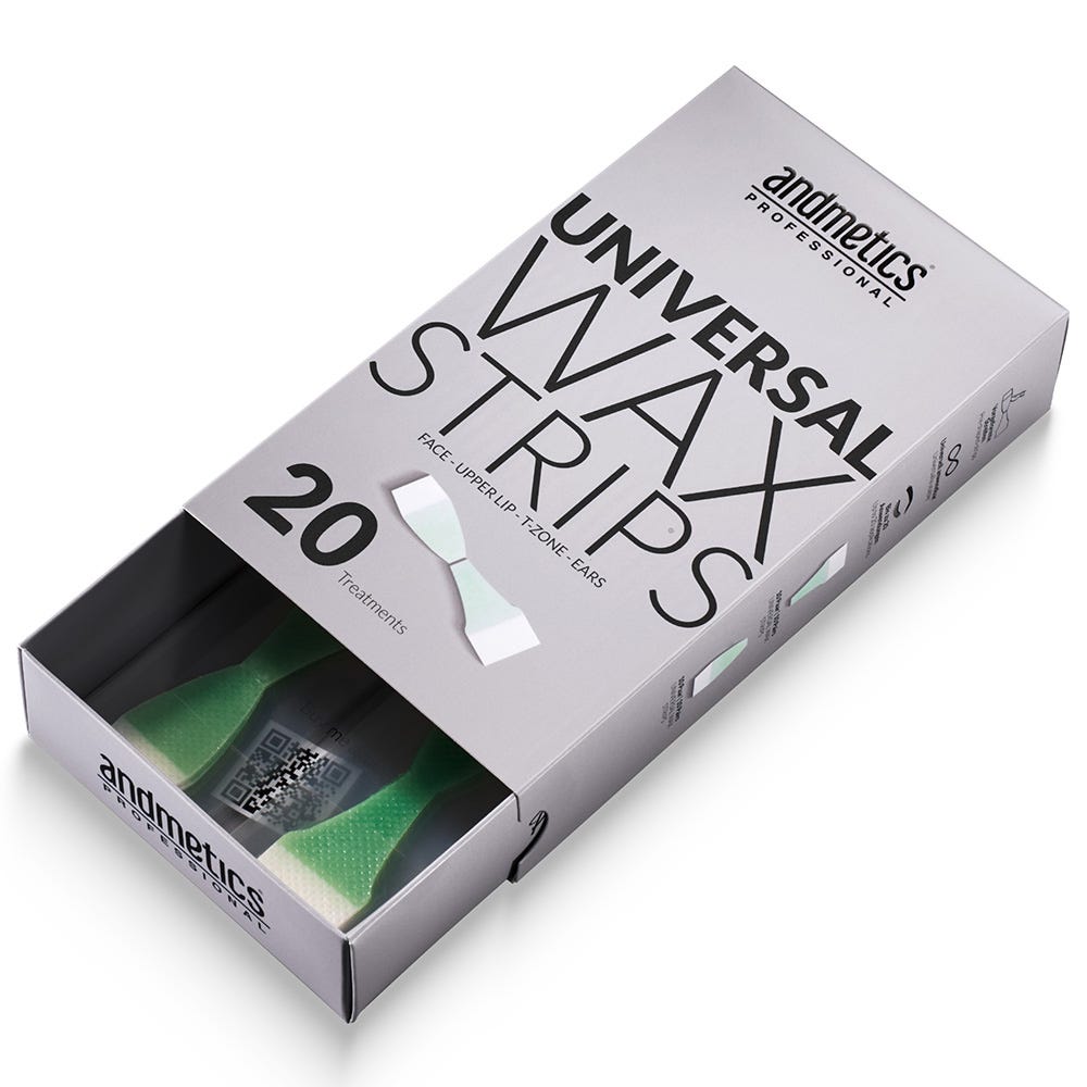andmetics Universal Wax Strips 20 Stück