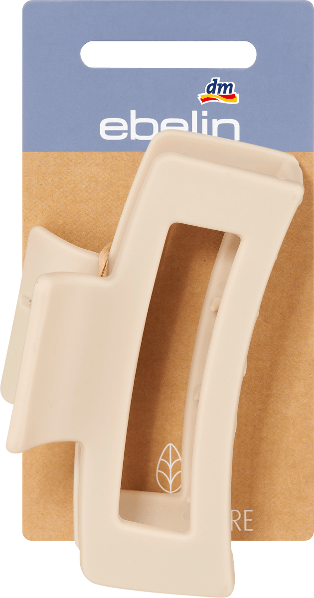 Haarklammer mit Recyclingmaterial beige, 1 St