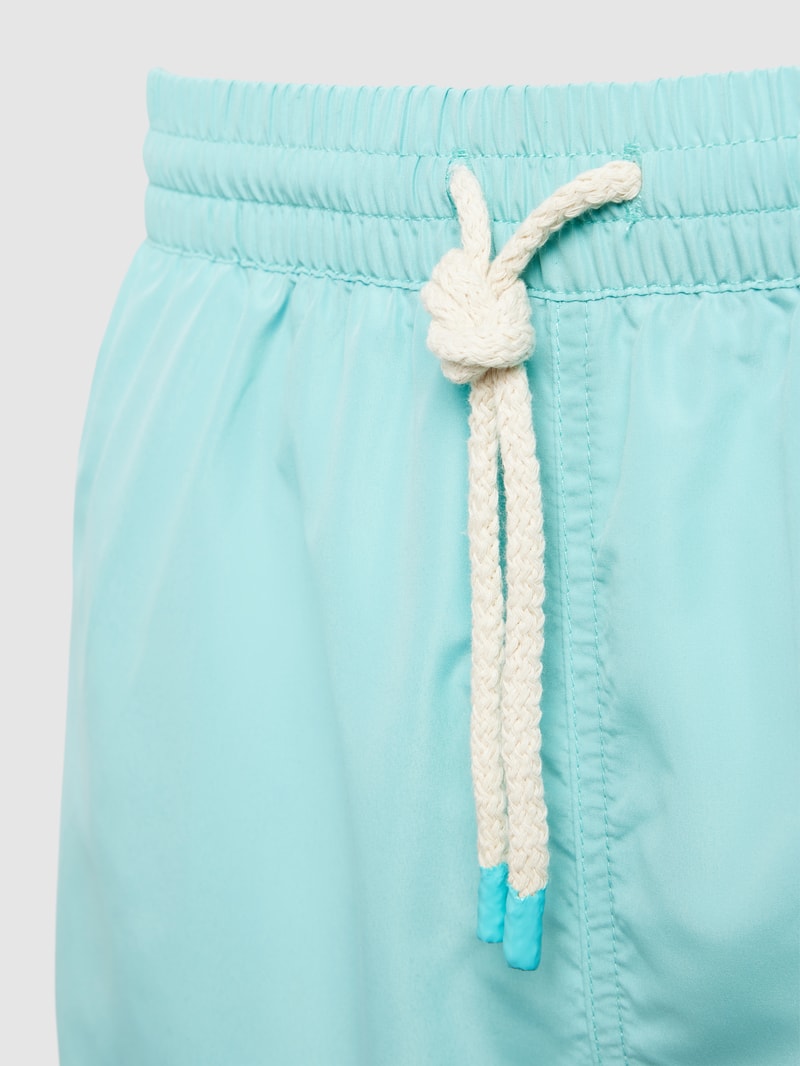 Badehose mit elastischem Bund in aqua blau