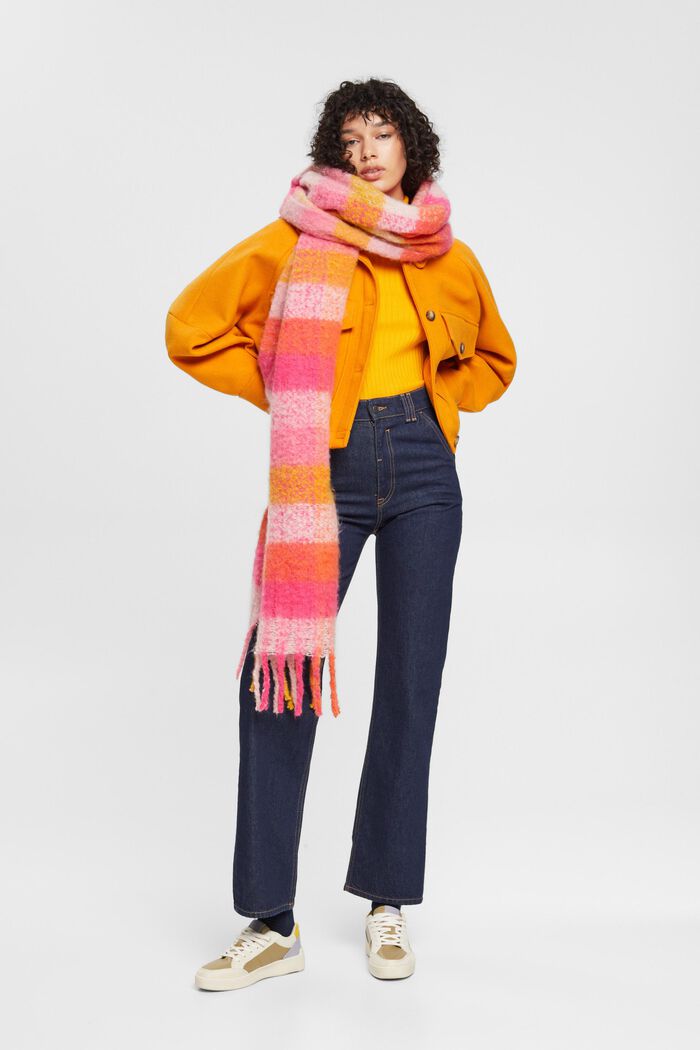 Jeans mit gerader Passform und hohem Bund