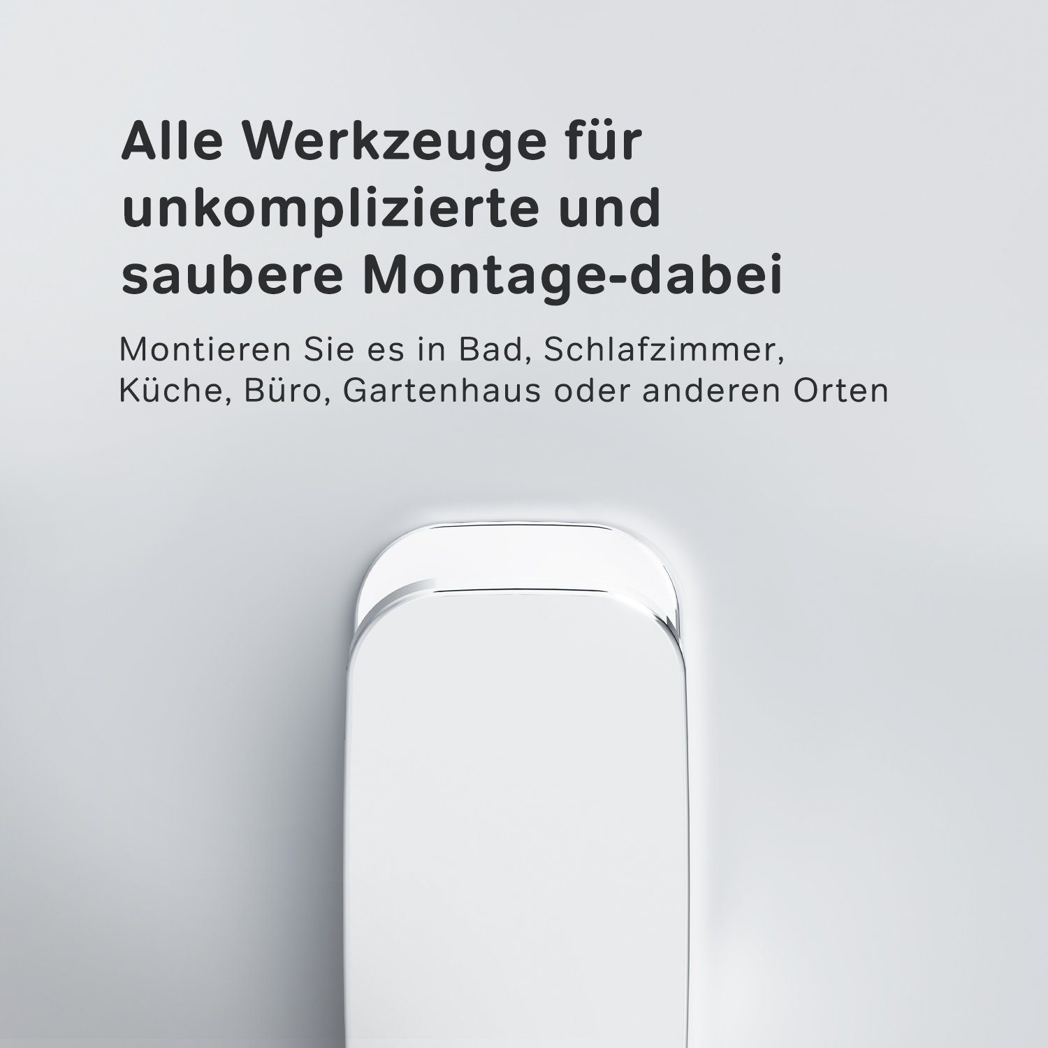 AM.PM Wandhaken Inspire 2.0 Zuverlässige und sichere Befestigung, Badezimmer, Küchen., Duschen, (1), Metall Struktur für Qualität, Langlebigkeit
