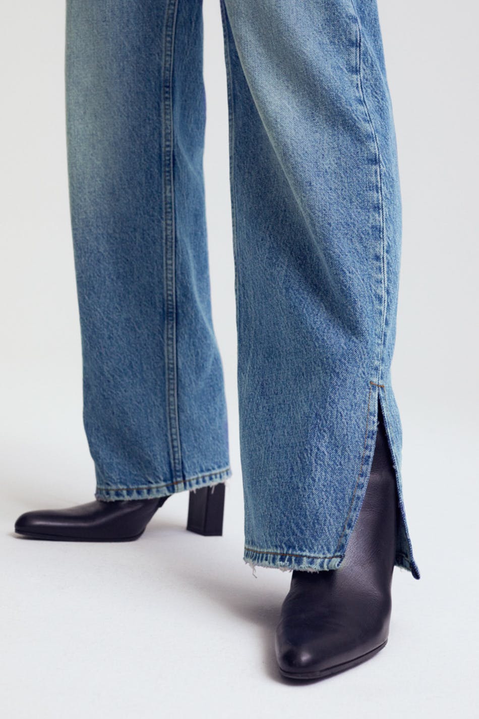 90s petite slit jeans
