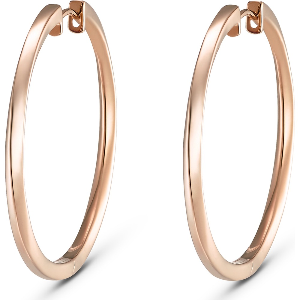 Jette Créoles 925 Argent Boucles d'oreilles