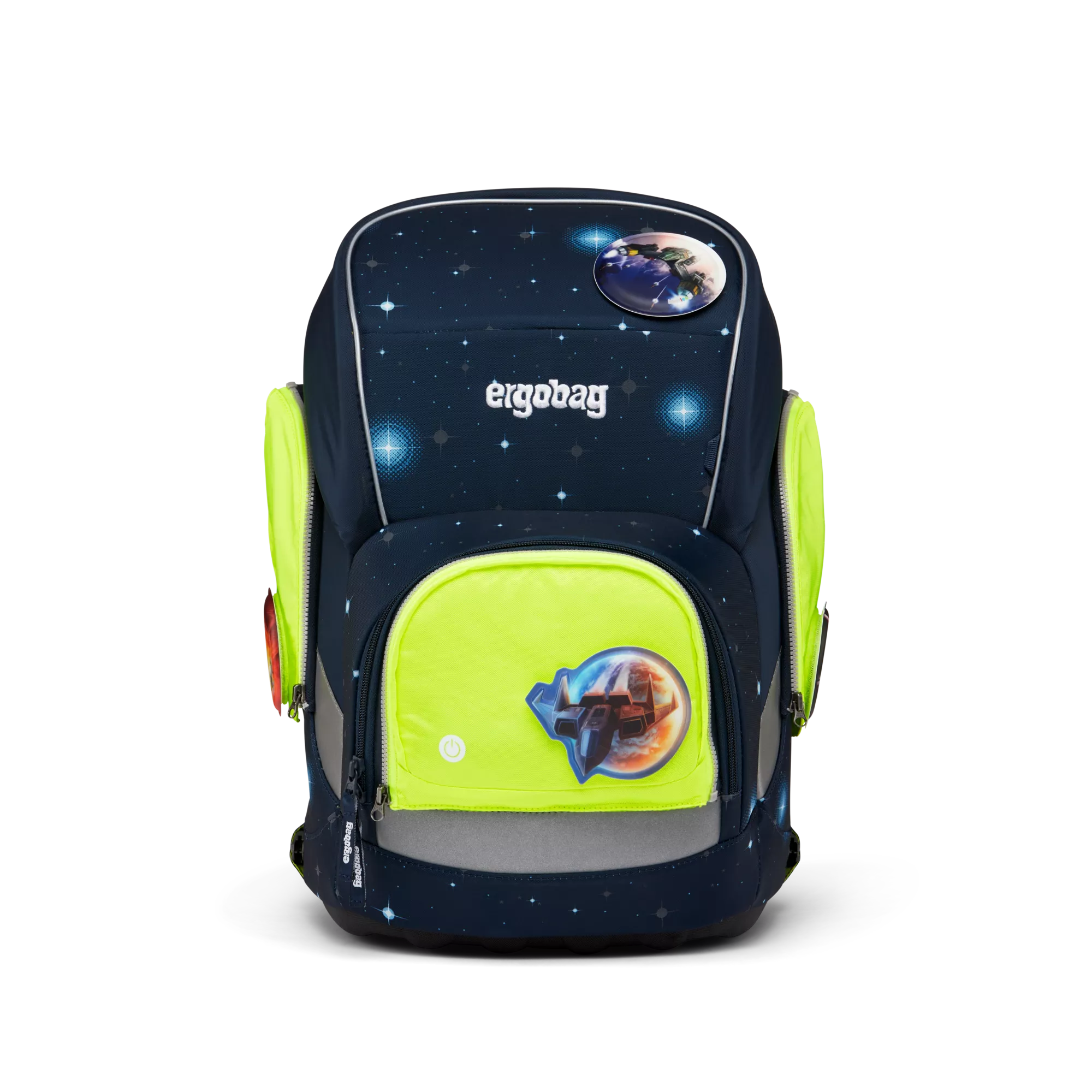 ergobag Fluo LED Zip Set Gelb