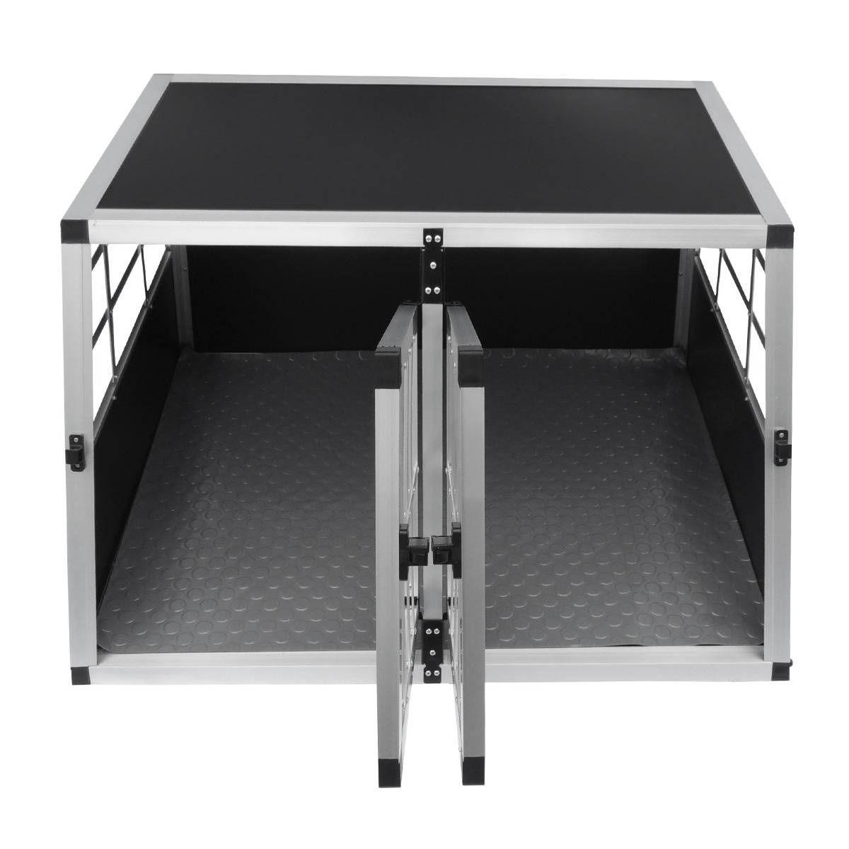 Monstershop Medium 2-türiger Aluminium-Hundekorb
