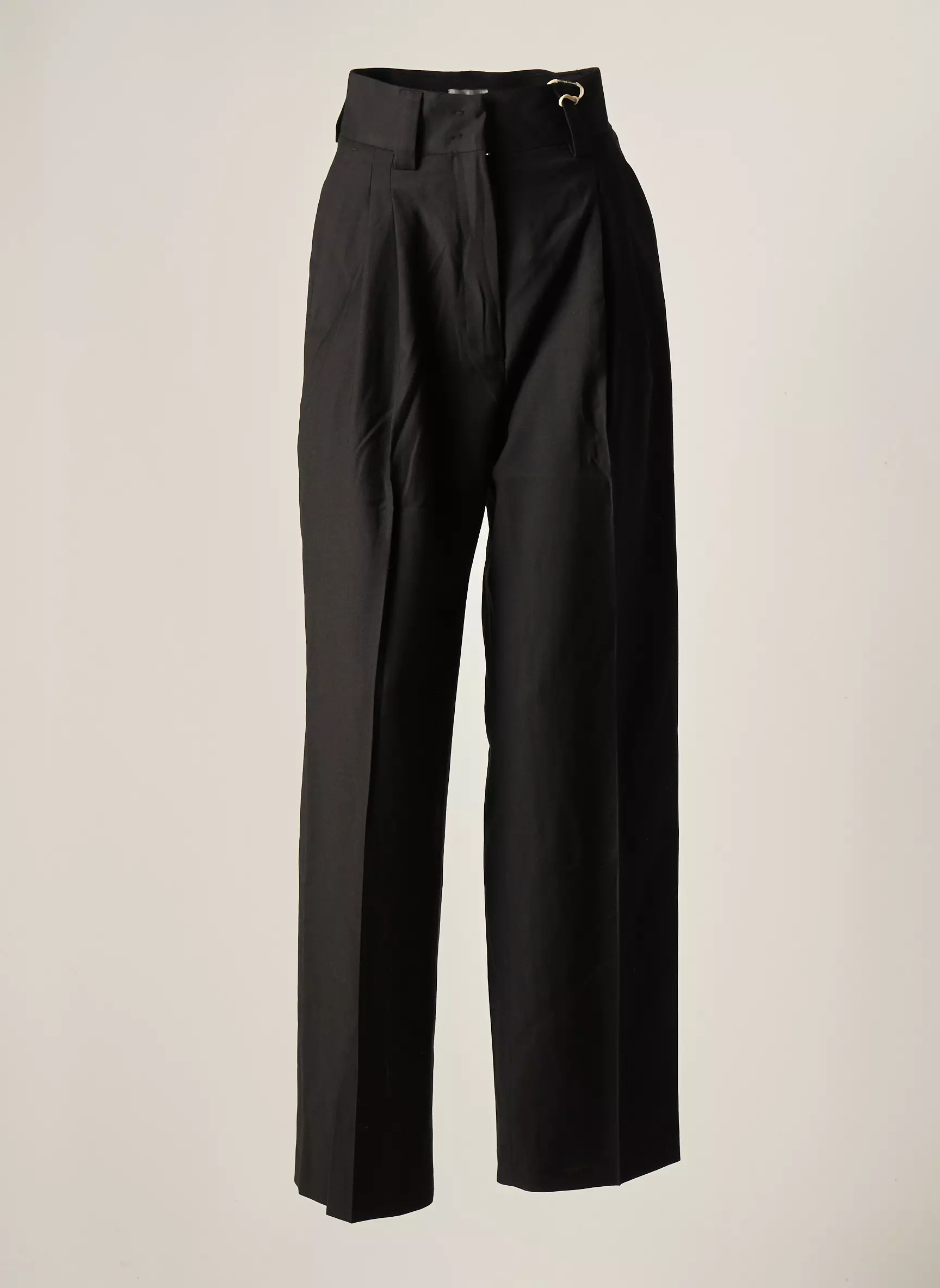 Yugen Pantalons Larges Femme couleur noir