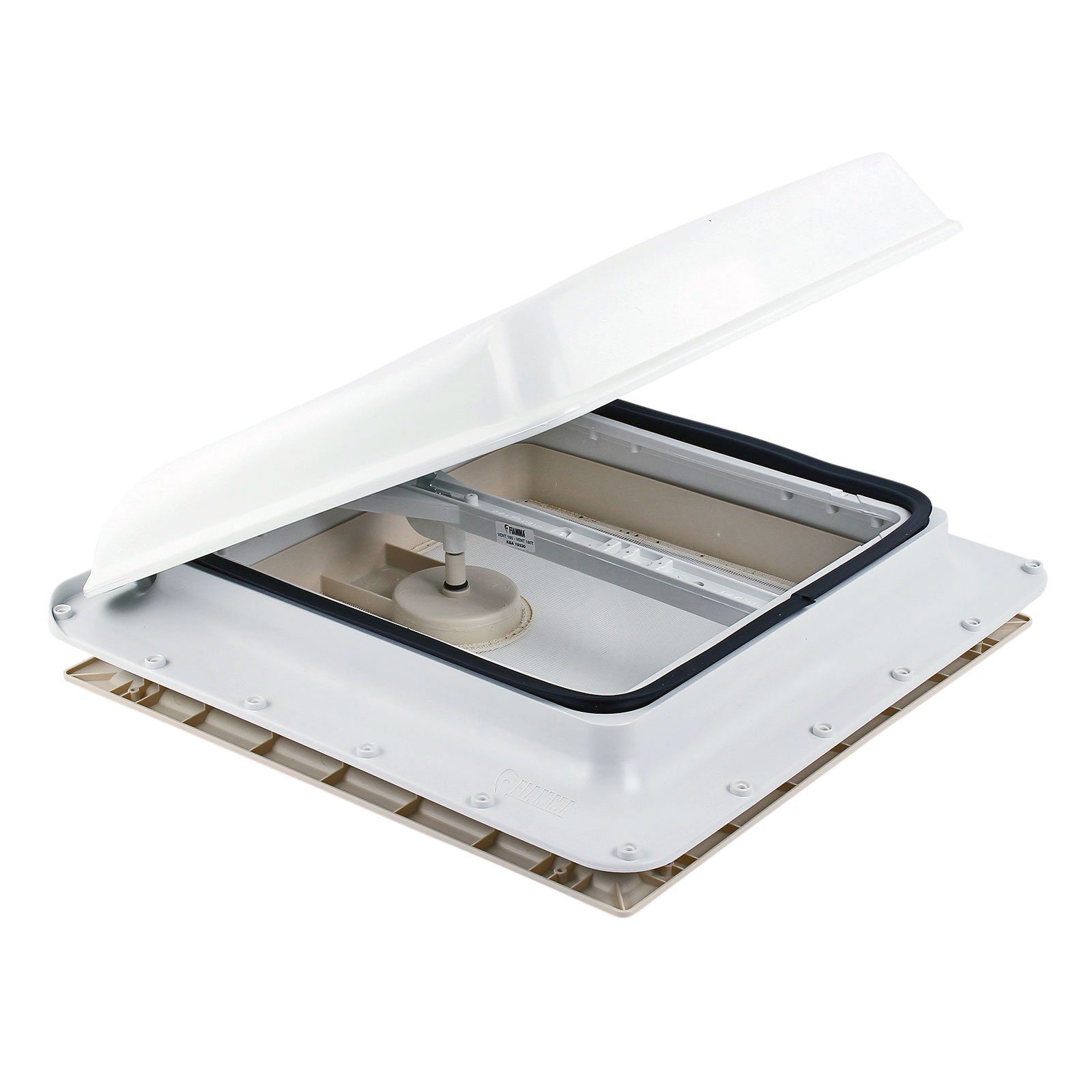Fiamma Dachfenster 2x Dachfenster Fiamma Vent 40x40 cm Weiß Set