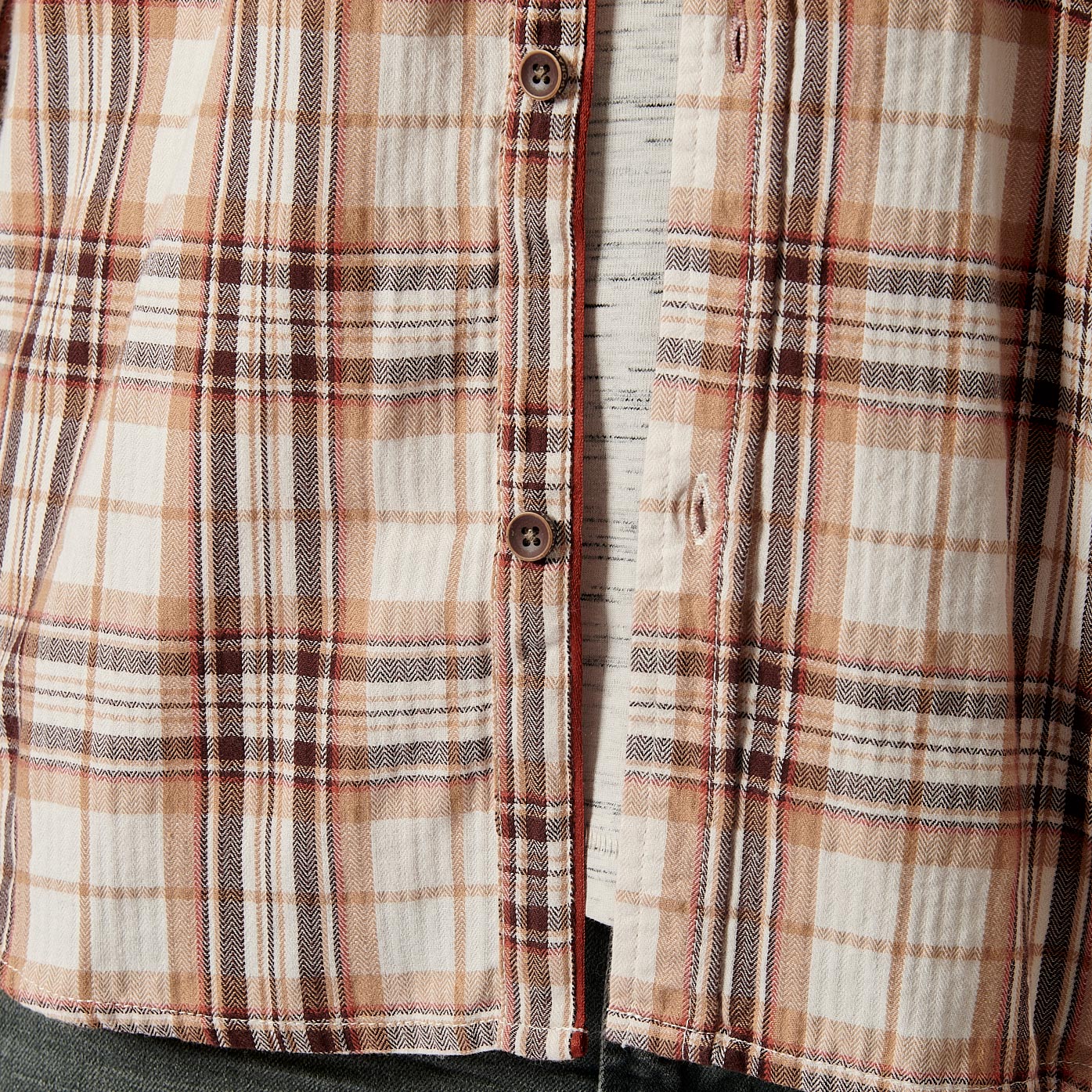 ROOKS  Chemise à carreaux 100% coton homme
