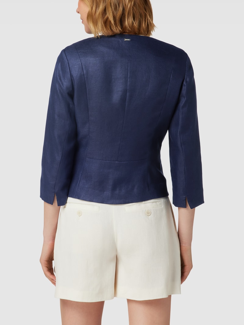 Blazer mit 3/4-Arm in marineblau