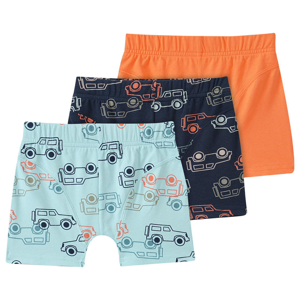 3 Jungen Boxer in verschiedenen Dessins