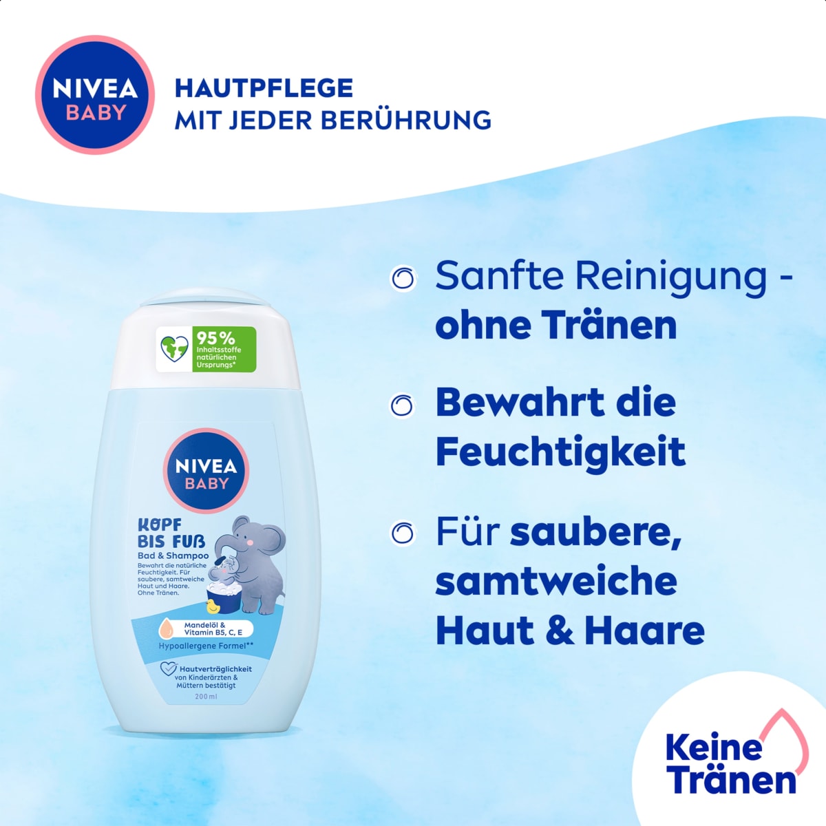Baby Bad & Shampoo Kopf bis Fuß, 200 ml