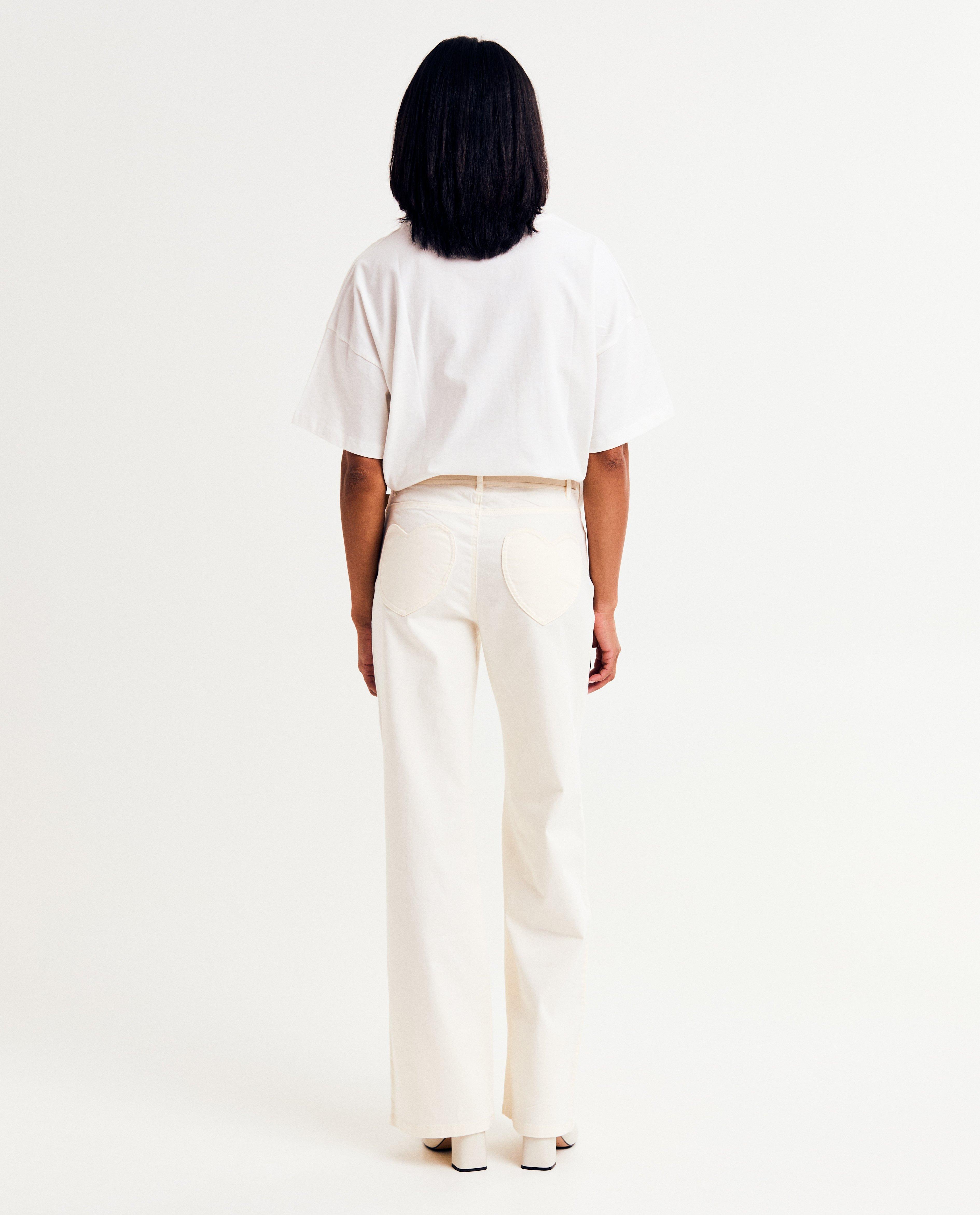 Pantaloni Saint Tropez White albi