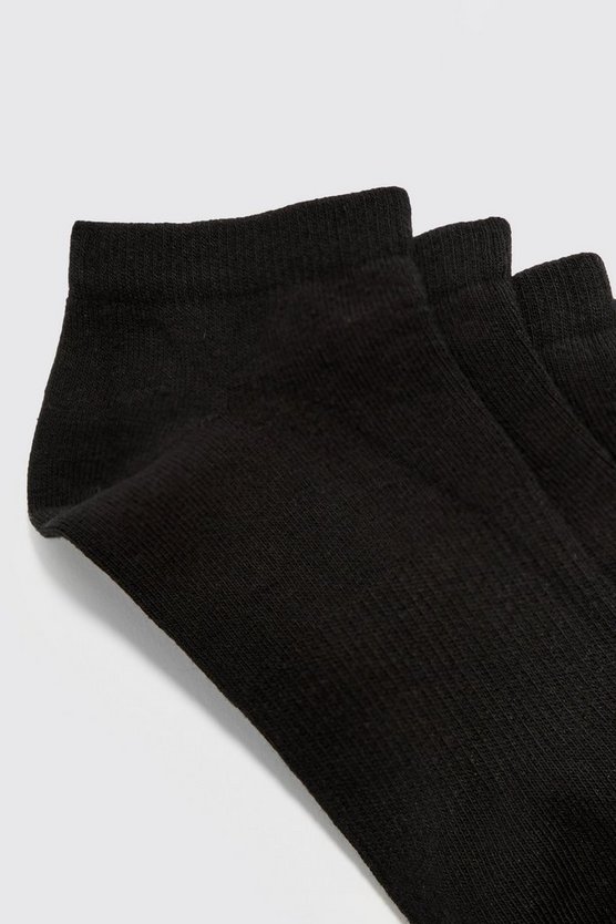 3er-Pack einfache Sneaker-Socken