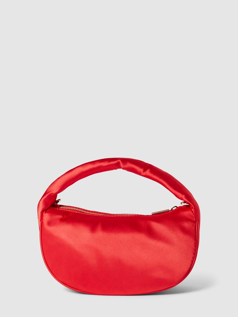 Handtasche mit Label-Detail Modell 'Gidth' in koralle