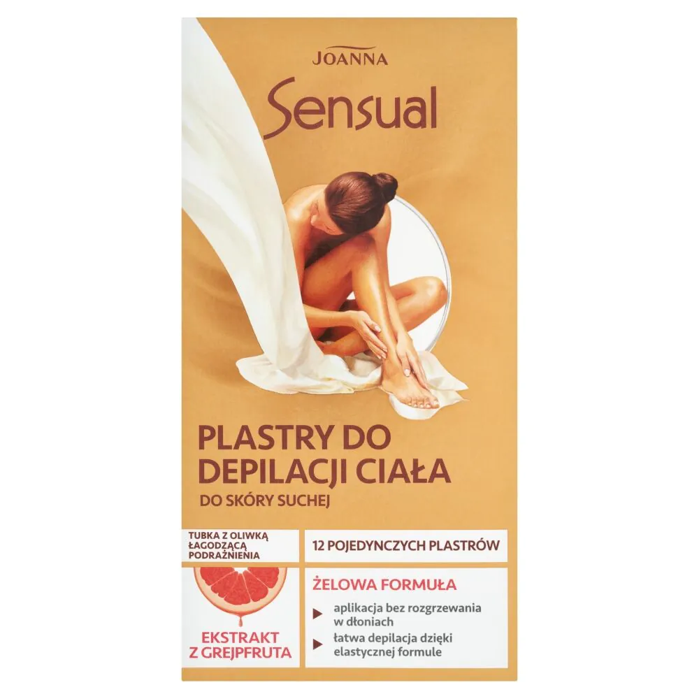 Adesivos Depilatórios Corporais em Gel Sensual Joanna, Toranja