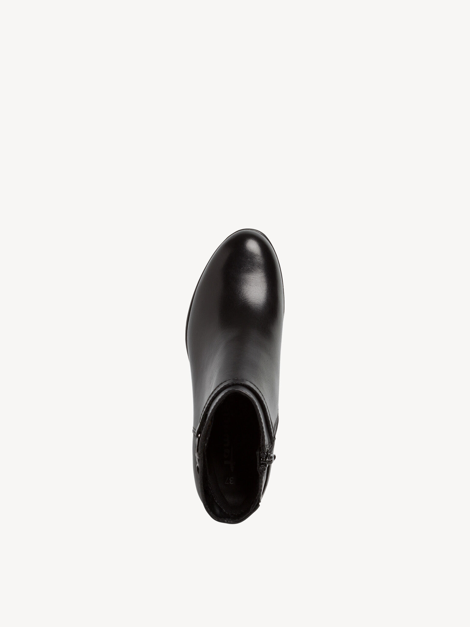 Bottine en cuir - noir