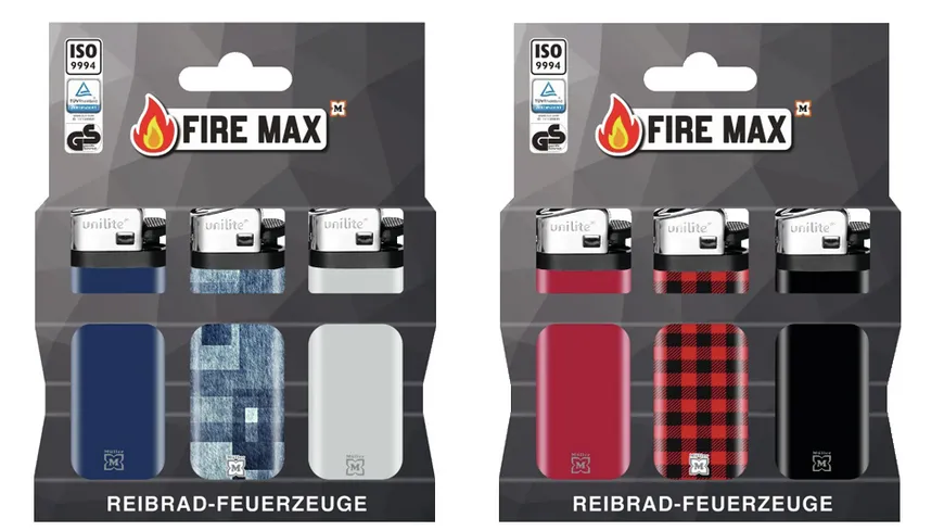 FIRE MAX Feuerzeug Reibrad