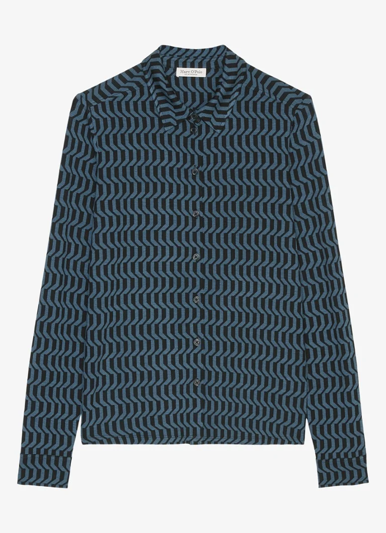 Marc O'Polo  Blouse met grafisch dessin