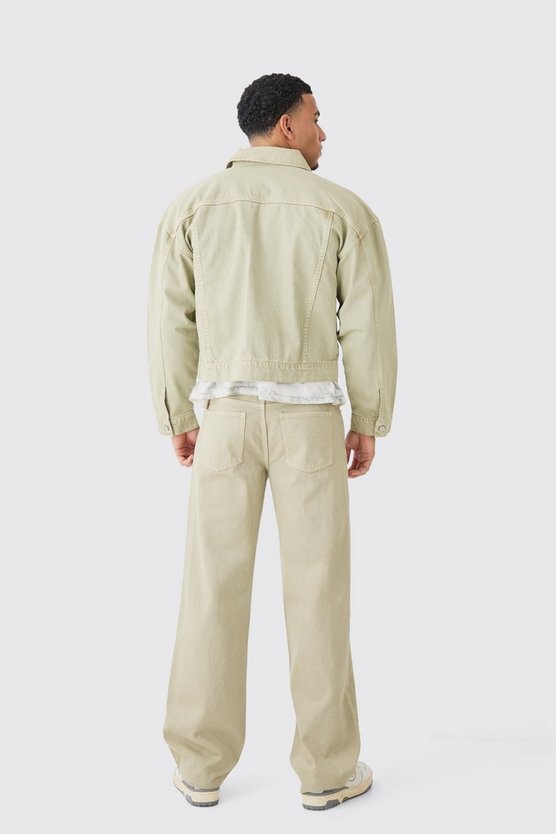 Kastige Jeansjacke