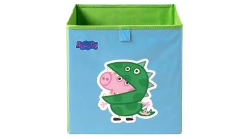 Lifeney Aufbewahrungsbox Peppa Pig 30x30x30cm pink, grün
