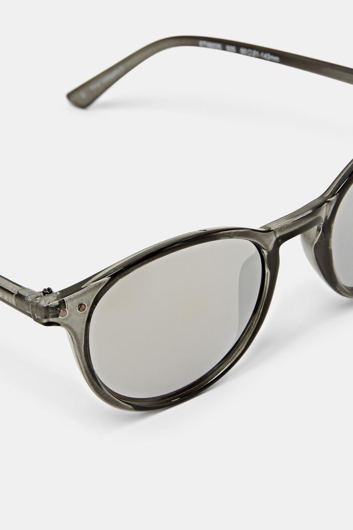 Unisex-Sonnenbrille mit verspiegelten Gläsern
