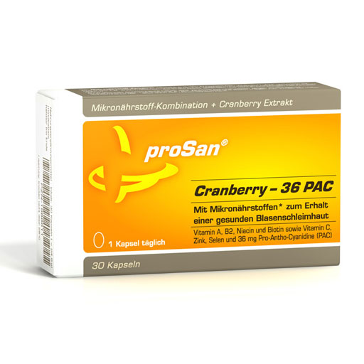 PROSAN Cranberry 36 PAC Kapseln  30 St  Kapseln