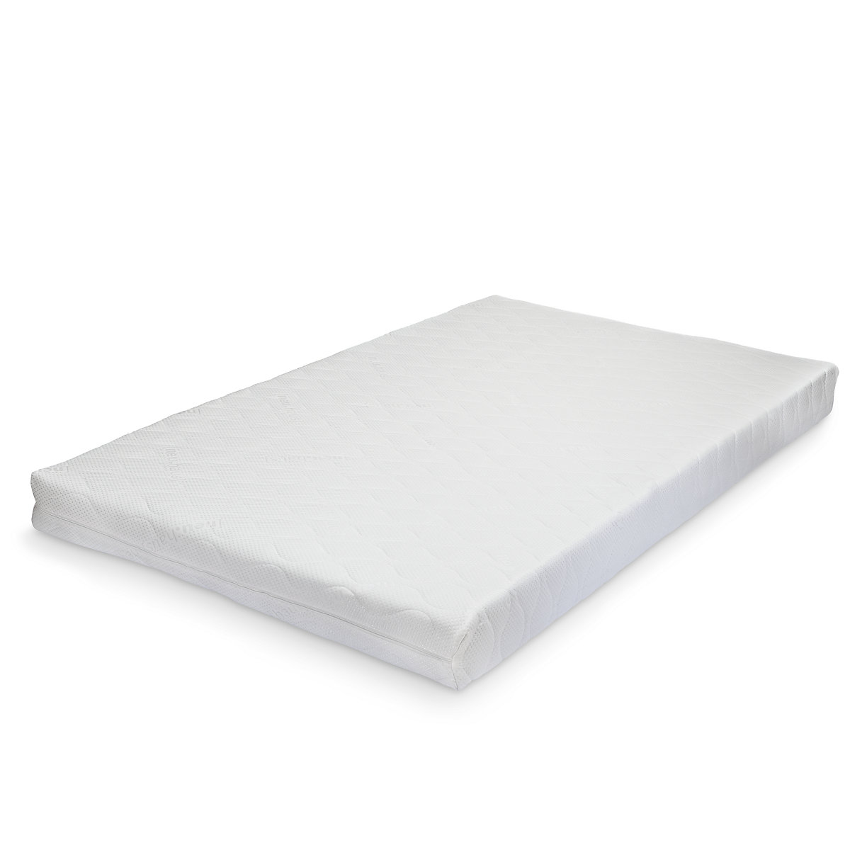 Kinderbett mit Kaltschaummatratze 90x200cm Jugendbett Hausbett Kiefernholz weiß