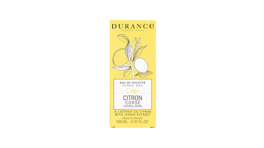DURANCE L'Ome Kräftige Zitrone Eau de Toilette 100 ml