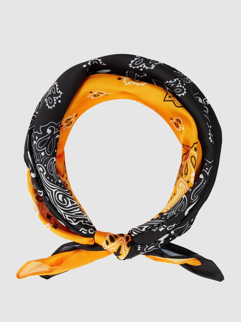 Halstuch mit Paisley-Dessin in orange