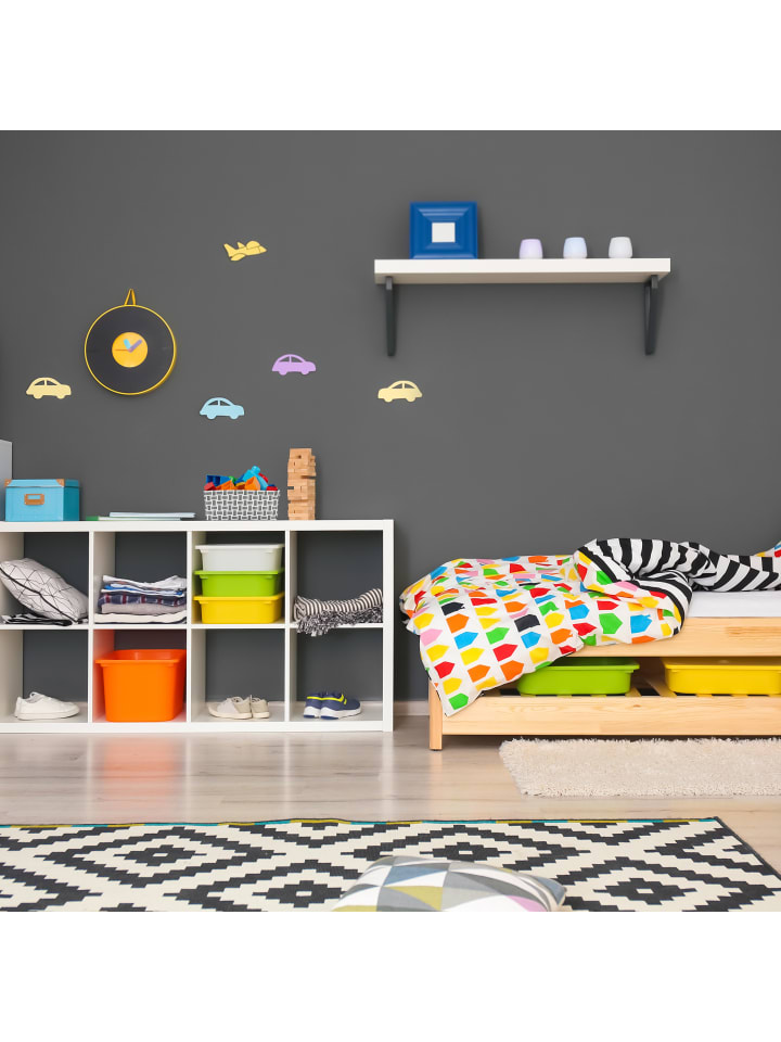 relaxdays 8x Aufbewahrungskorb in Weiss-Grau günstig kaufen onesize