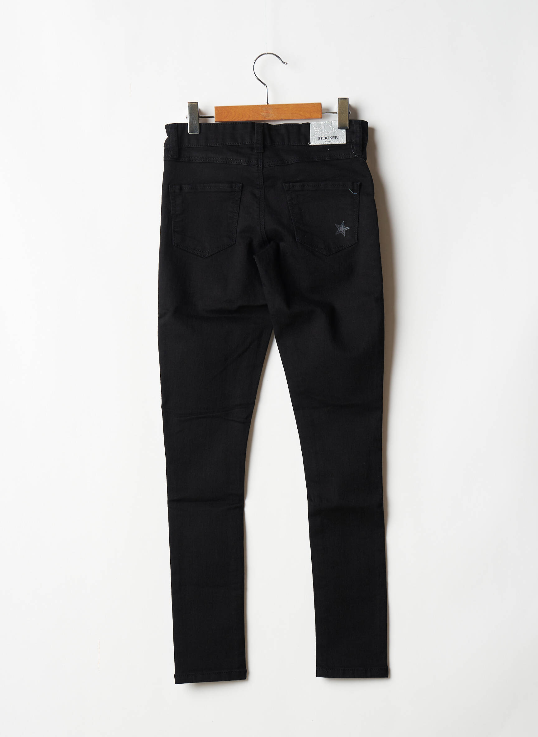 Stooker Jeans Coupe Slim Fille couleur noir
