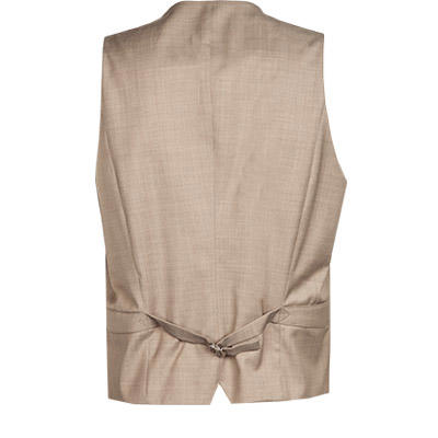 BALDESSARINI, Weste, Slim Fit, Schurwolle, beige meliert