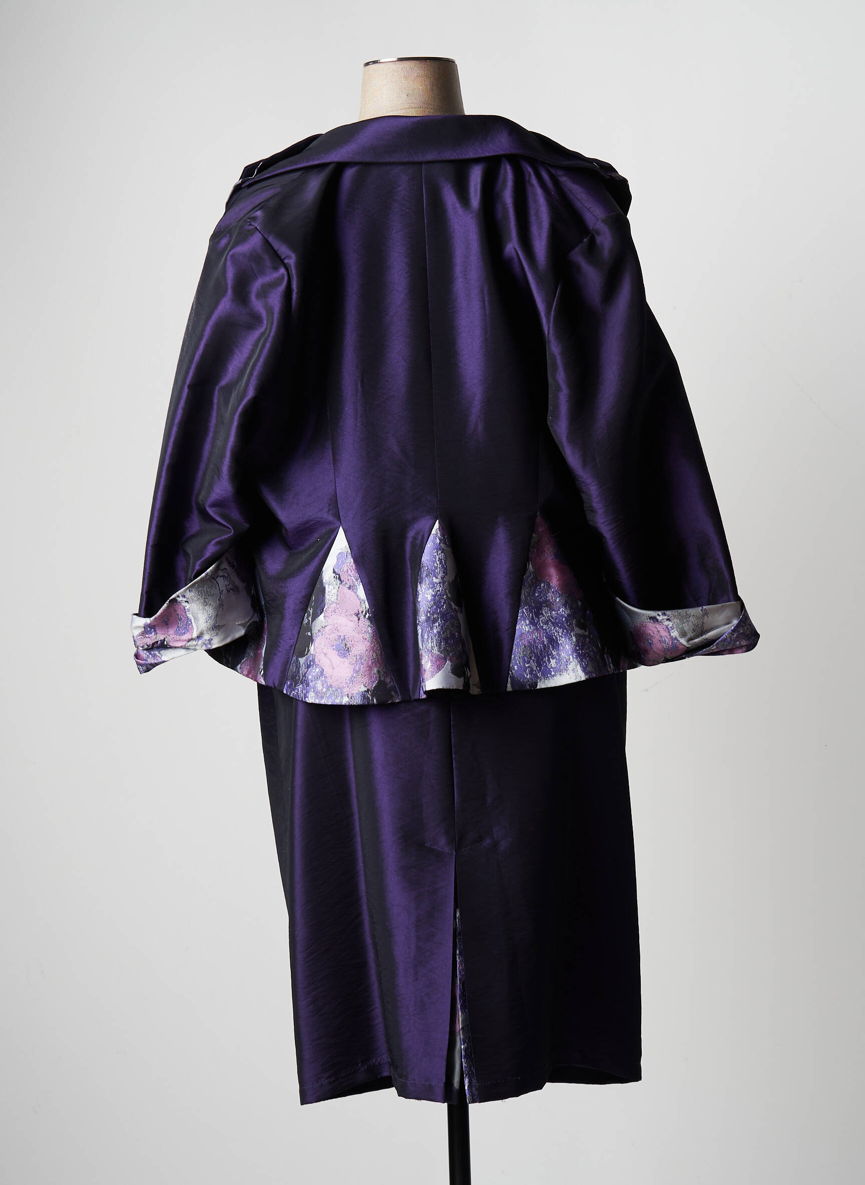 Creatif Paris Robe Veste Femme couleur violet