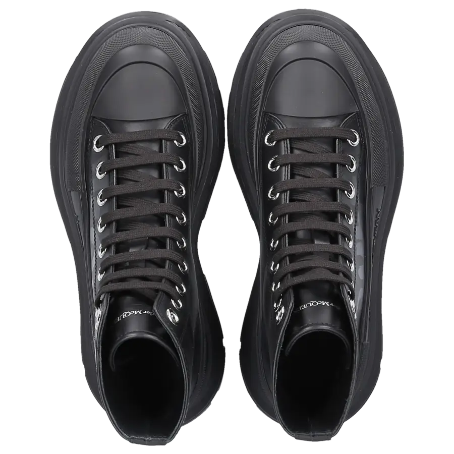 Alexander McQueen - Stiefeletten TREAD Kalbsleder - schwarz