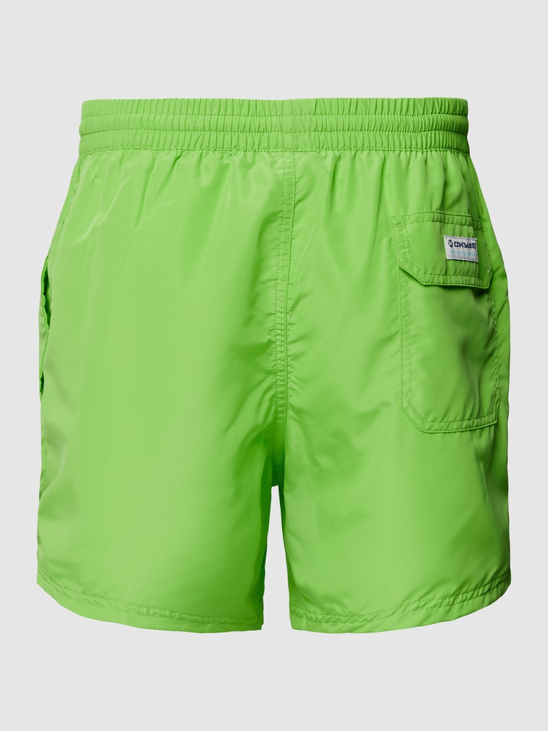 Badehose mit elastischem Bund in hellgrün