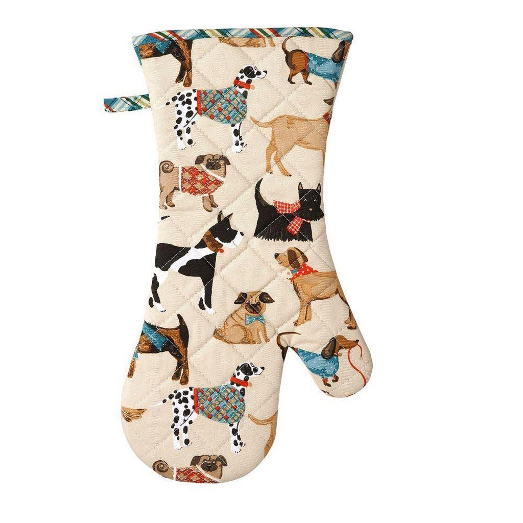 Ulster Weavers Topfhandschuhe Hound Dog, (Set, 1-tlg., Set), 1-tlg., bestehend aus 1x Ofenhandschuh, wattiert, Größe: ca.20x37cm