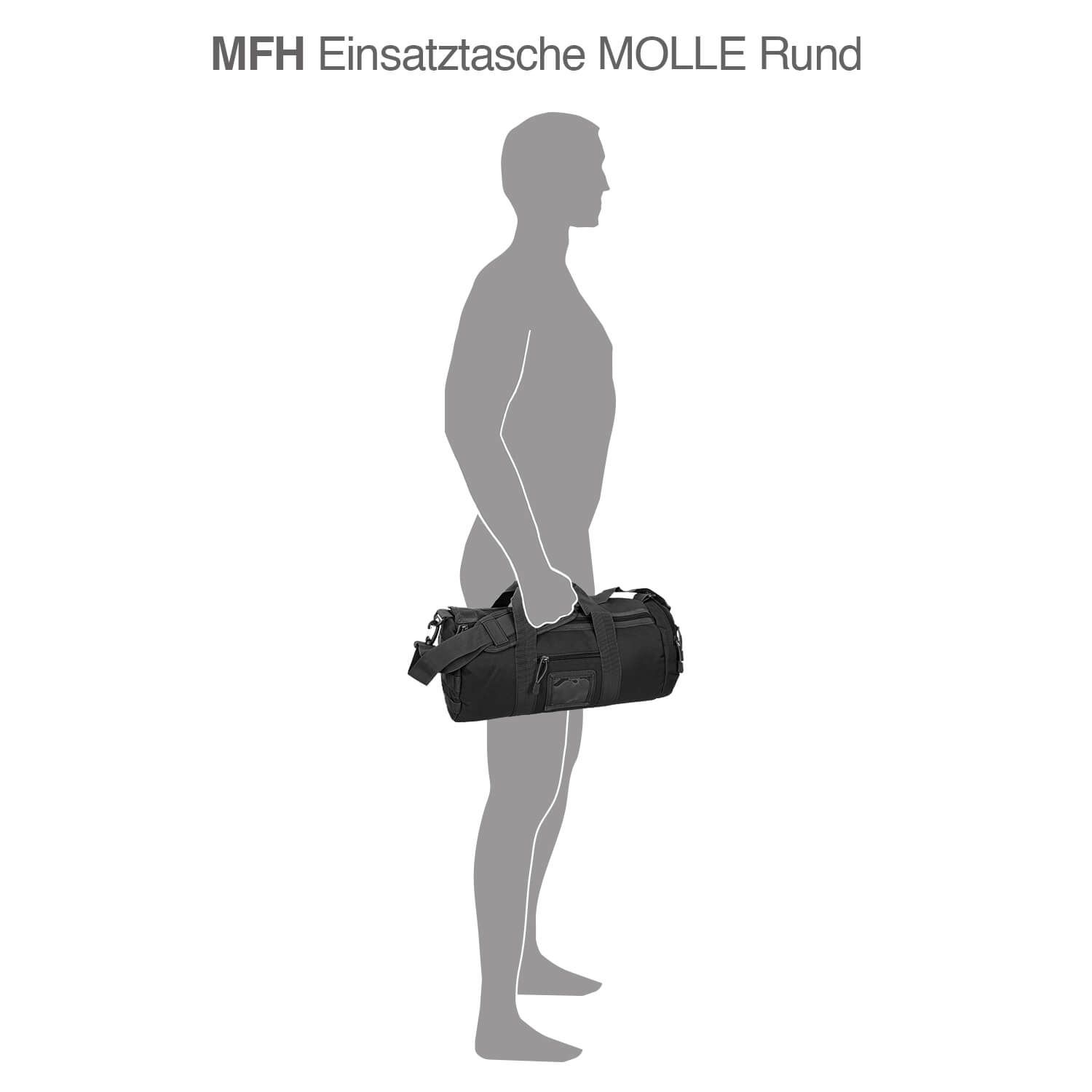 Einsatztasche Molle rund