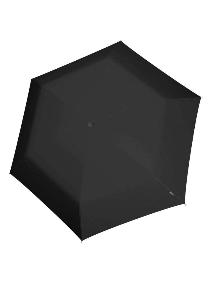 Knirps U.200 Ultra Light Duomatic - Taschenschirm Regenschirm (black with rose coating) in black with rose coating günstig kaufen onesize