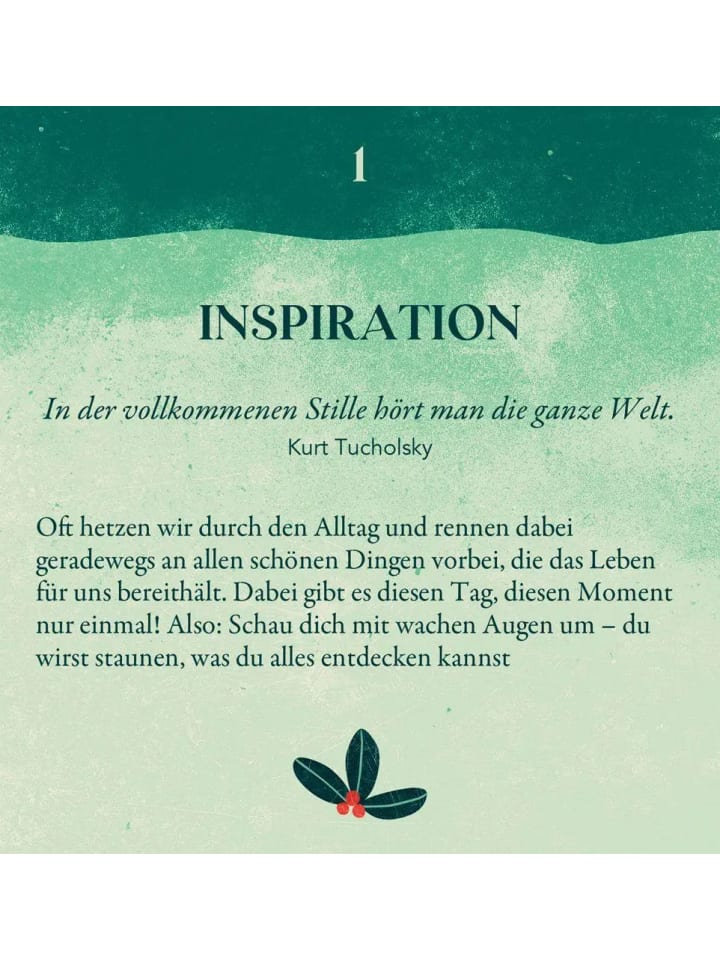 Coppenrath Zettelkalender - Sei gut zu dir im Advent | Sei gut zu dir im Advent - 24... günstig kaufen onesize