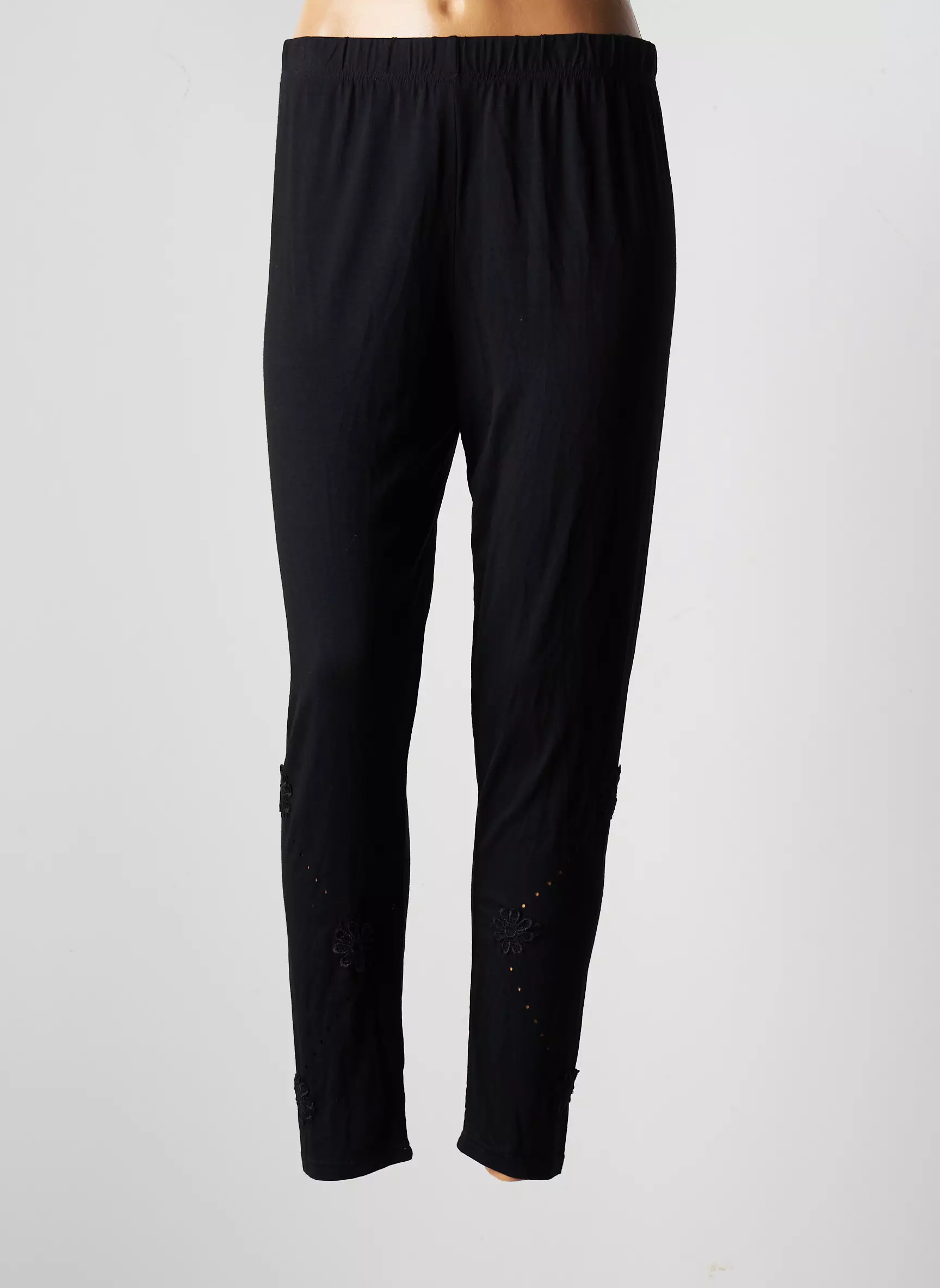 Pomme Rouge Leggings Femme couleur noir