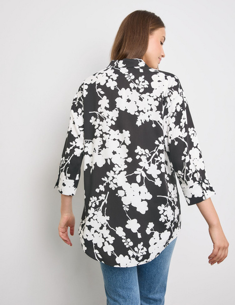 3/4 Arm Bluse mit Floralprint
