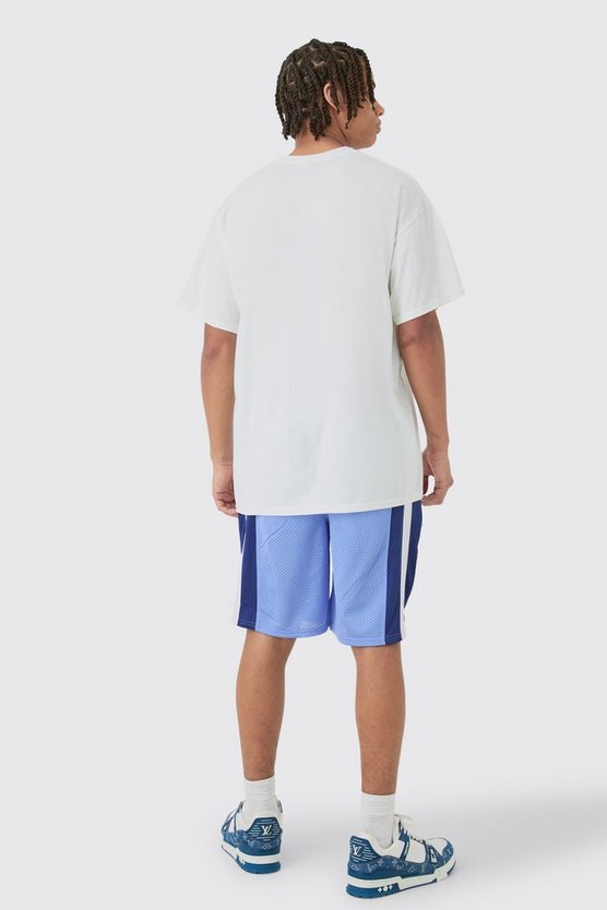 Oversize T-Shirt mit Bowie-Print