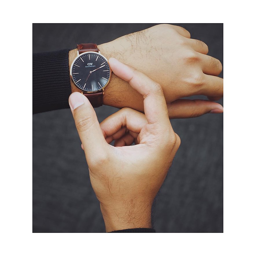 Daniel Wellington Herrenuhr Classic Black