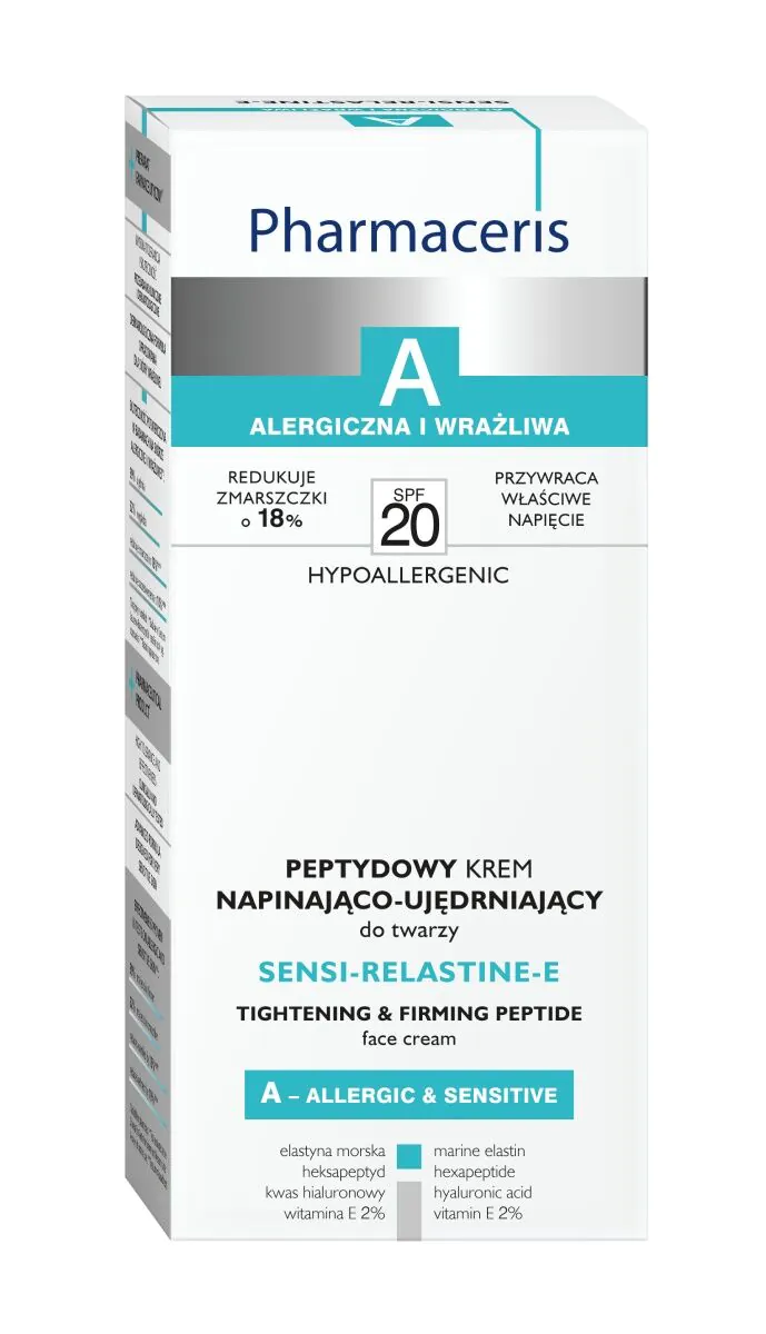 Pharmaceris A Sensi-Relastine-E peptidna krema za zatezanje i učvršćivanje kože SPF 20