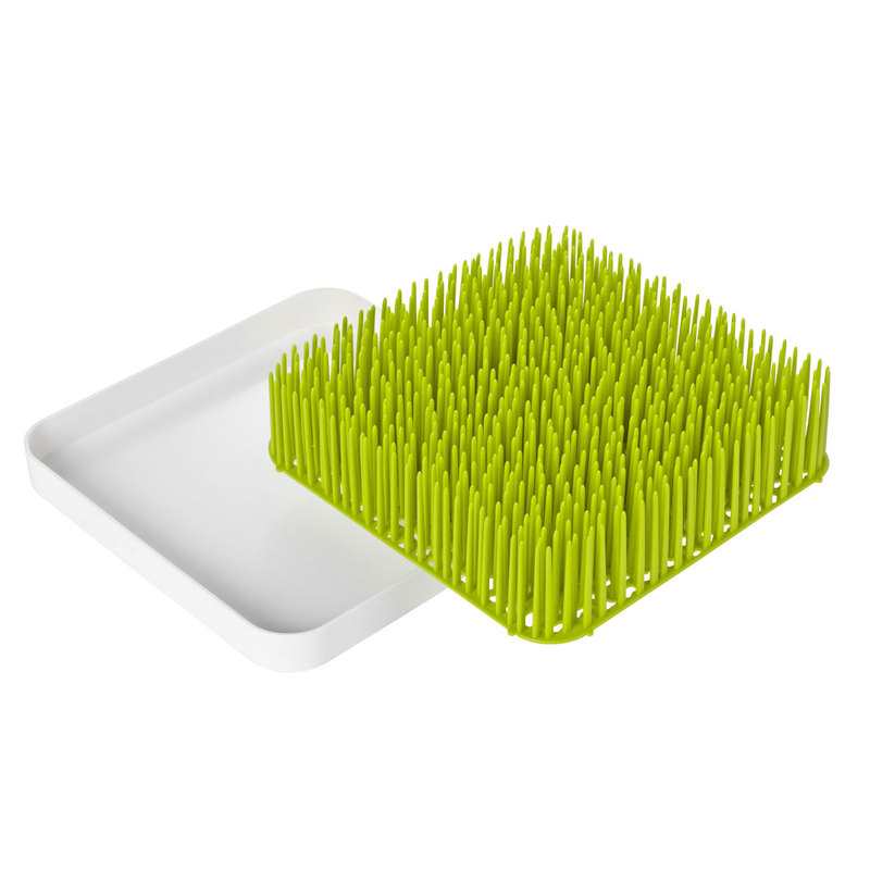 Egouttoir à biberons trendy Grass vert et blanc Boon