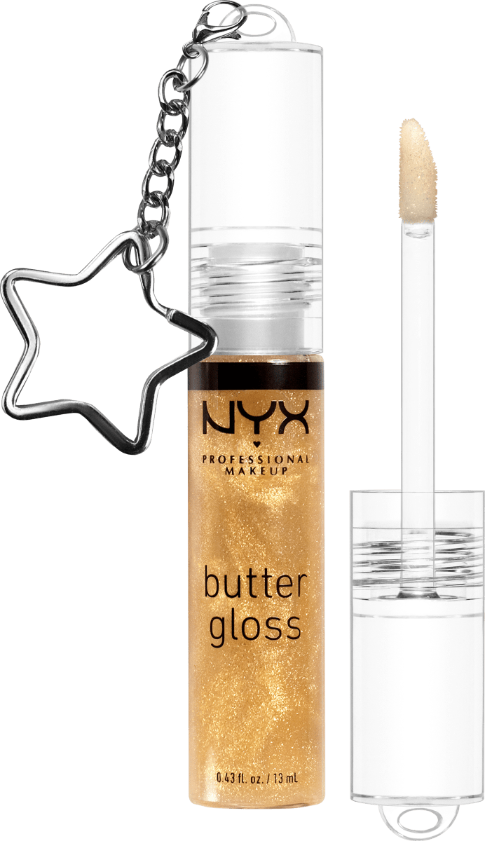 Lipgloss Birthday Mega Butter Keychain 25K Gold, 1 St