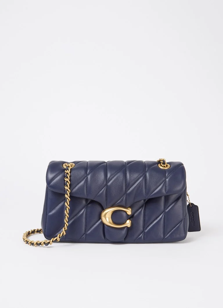 Coach The Tabby leather shoulder bag with quilt pattern