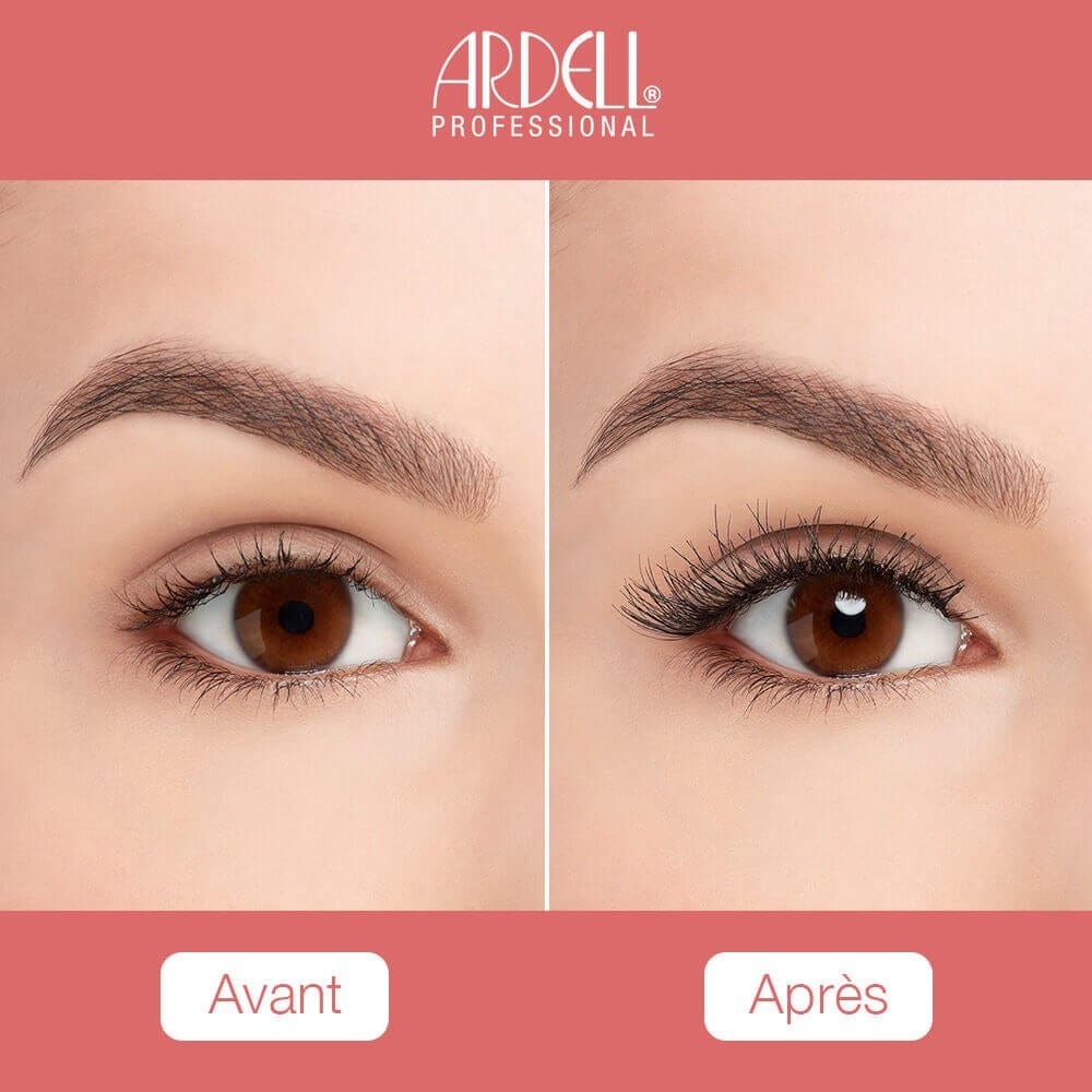 Ciglia finte Ardell pretagliate semi magnetiche a doppia flangia